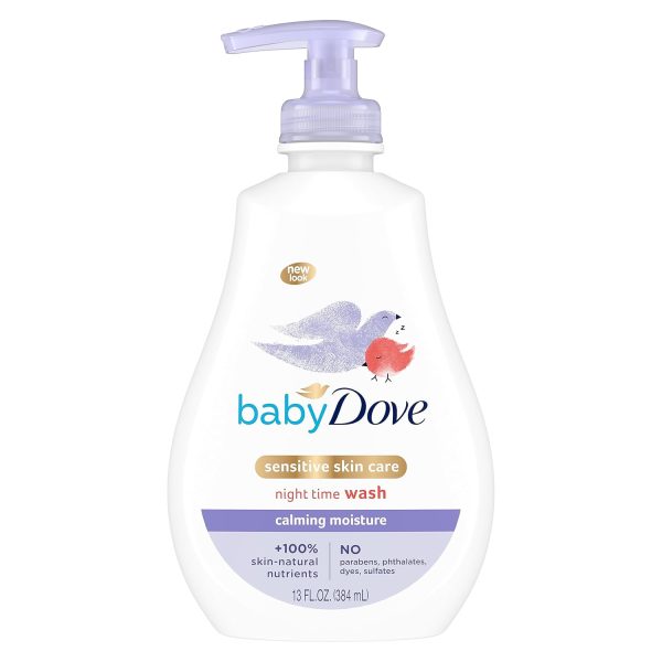 Baby Dove Sensitive Skin Care Baby Wash For a Calming Moisture Hypoallergenic and Tear-Free, Washes Away Bacteria, Chamomile, 13 Fl Oz - 1