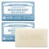 Dr. Bronner's Pure-Castile Baby Unscented Magic Bar Soaps - Made with Regenerative Organic Certified Oils - For Face, Hand, Hair Gentle on Sensitive Skin - Soap Bars for Men & Women - 2 Pack, 5 oz - 1