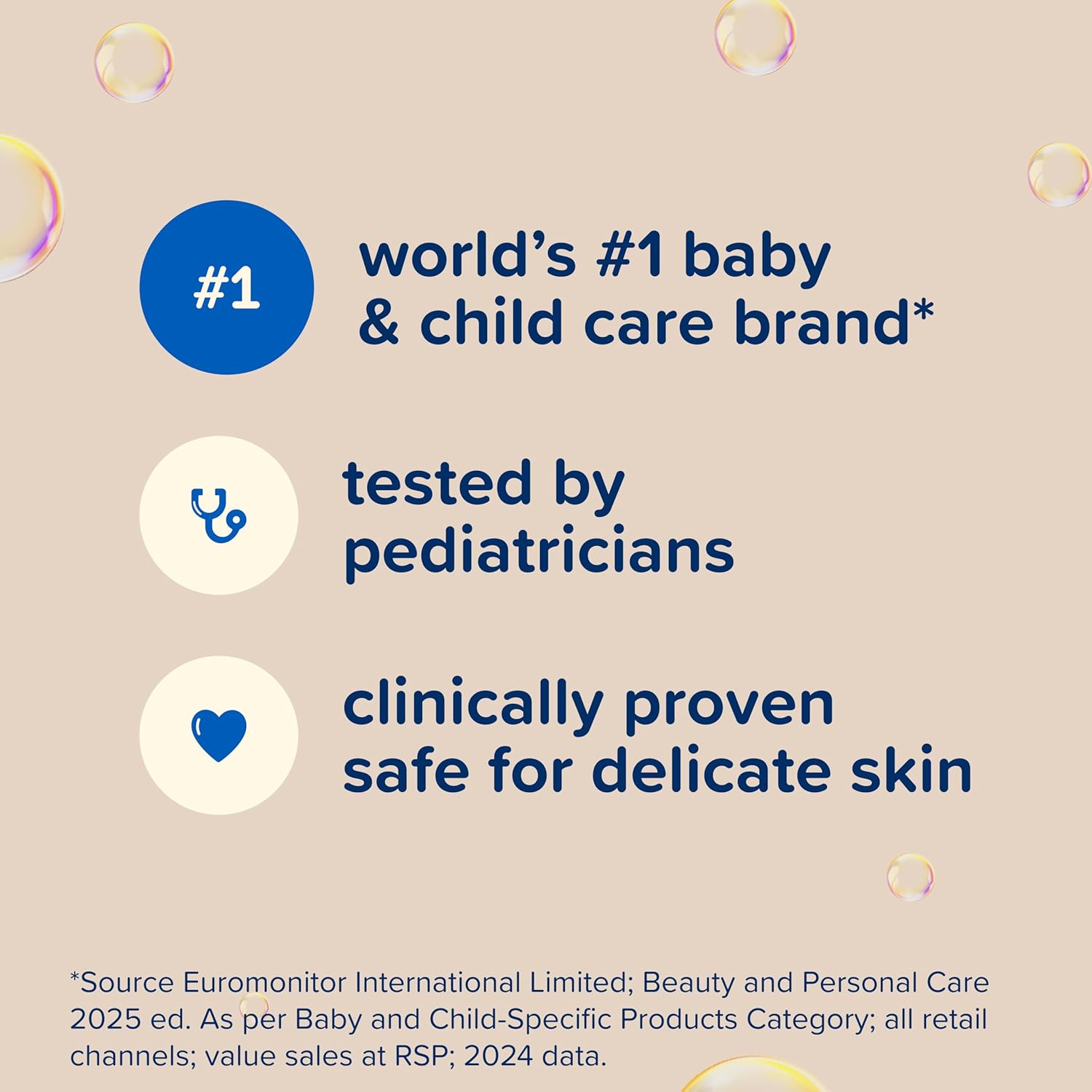 Johnson's Skin Nourishing Moisture Baby Wash, Vanilla & Oat Scents, Tear-Free, Hypoallergenic Baby Body Wash Cleanses, Protects from Dryness, & Leaves Skin Feeling Hydrated, 20.3 fl. oz - Image 4