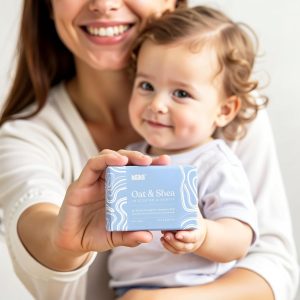 Alternative view of Keika Baby Soap Bar Oat & Shea Unscented for Eczema, Psoriasis, Face, Body, Infant Kids Teens Men Women with Sensitive Skin, 5 oz.