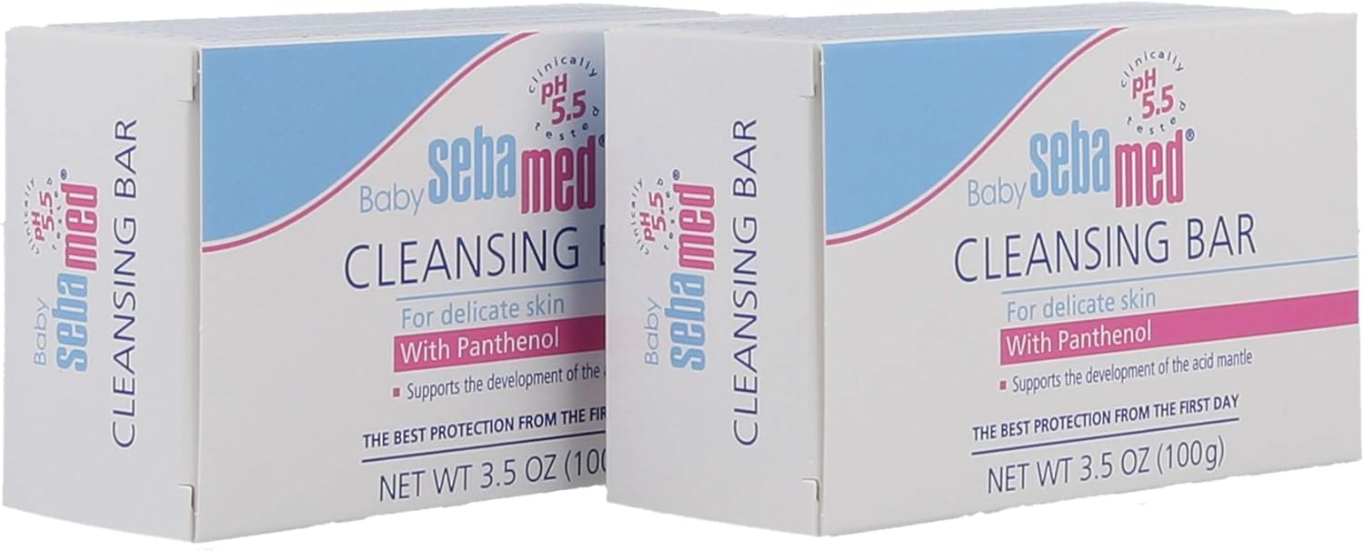 SEBAMED Baby Ultra Mild Cleansing Bar Pack of 2 - Hypoallergenic Non-irritating Cleanser with Vitamins and Amino Acids 3.5 Ounces (100g) 2pk - Image 3