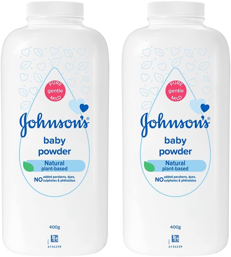 Johnson's & Johnson's Baby Powder 400g (Pack of 2) - 1