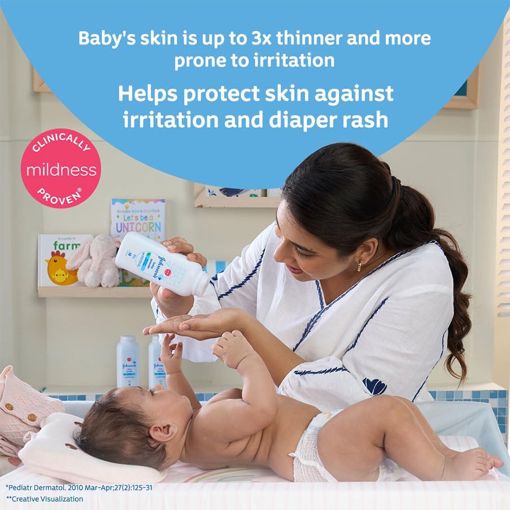 Johnson's & Johnson's Baby Powder 400g (Pack of 2) - Image 4