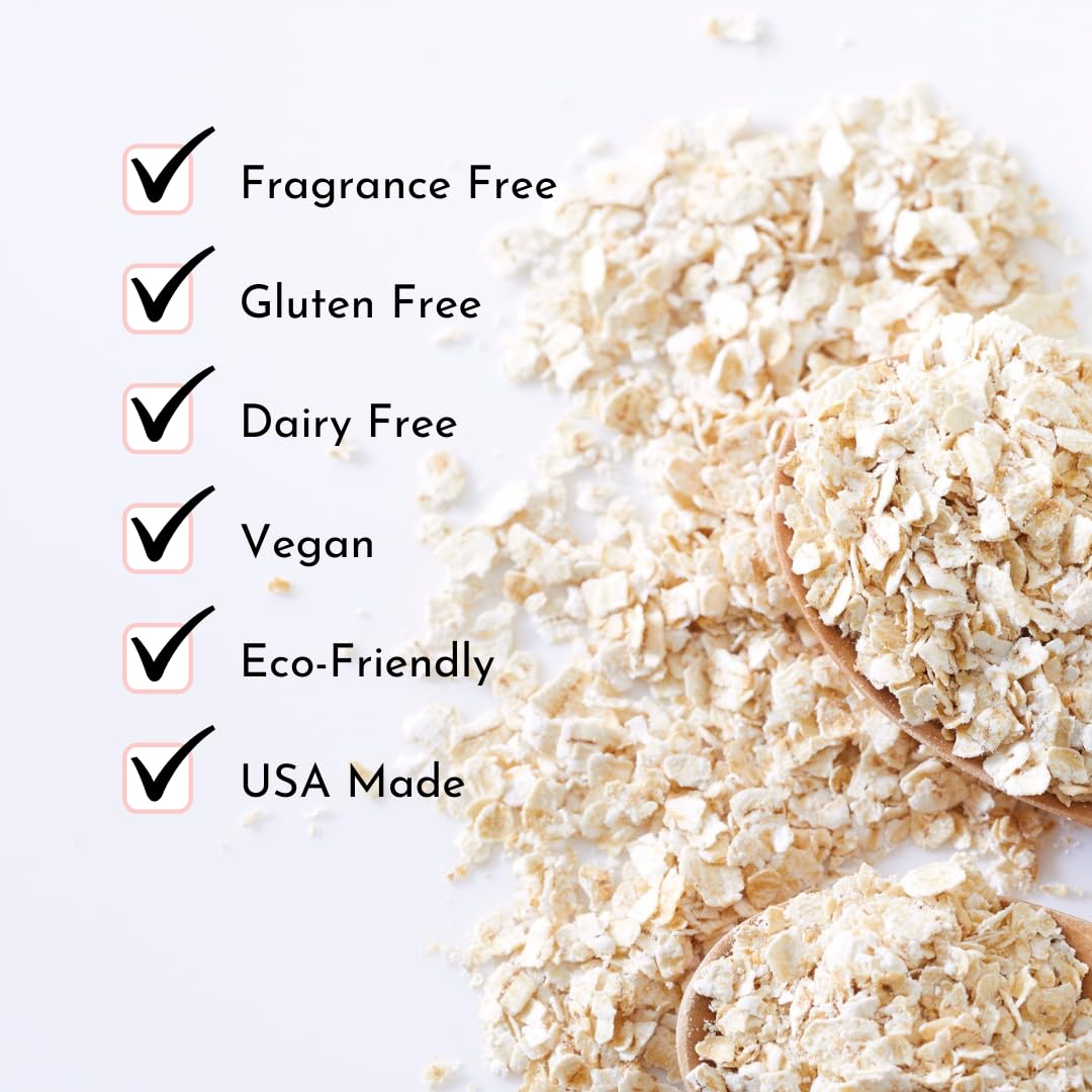 Oatmeal Baby Bath Powder for Eczema by Irene Organics - Colloidal Oatmeal for Soothing Treatment of Eczema, Diaper Rash, Dry Skin, Itching and Irritation - Moisturize and Sooth Baby and Toddler Skin - Image 4
