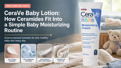 CeraVe Baby Lotion guide for parents choosing a gentle baby skincare routine