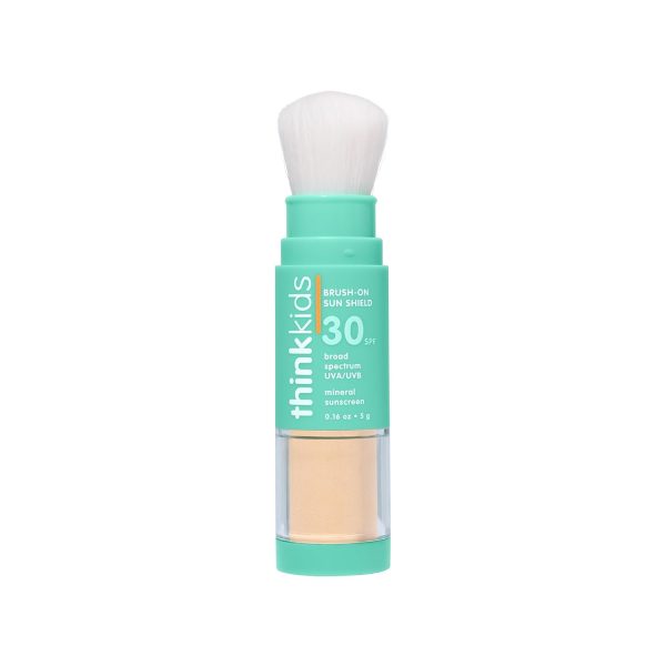 Thinkkids Brush-On Sun Shield Powder Sunscreen for Kids, SPF 30, Zinc Oxide - 1