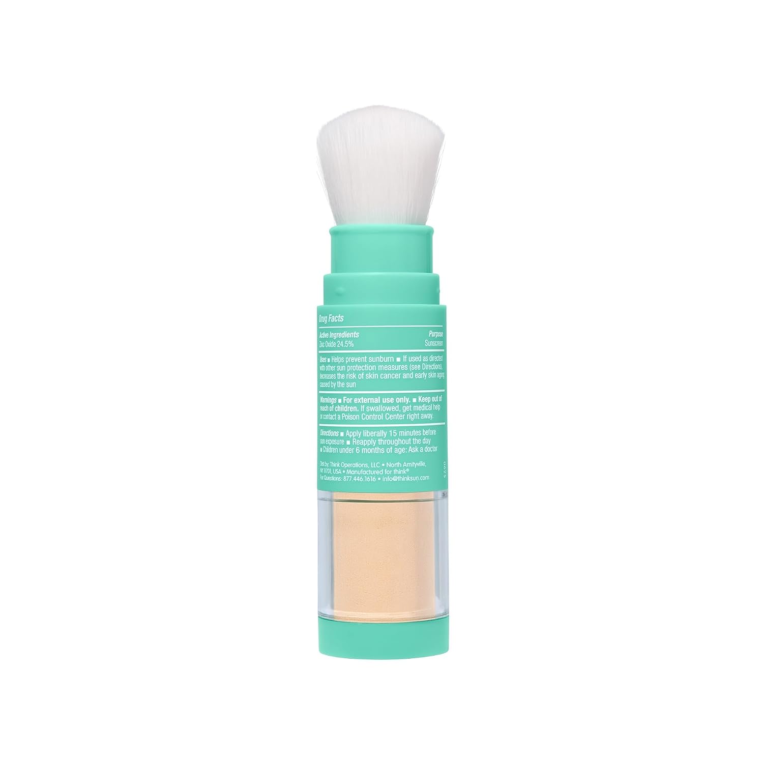 Thinkkids Brush-On Sun Shield Powder Sunscreen for Kids, SPF 30, Zinc Oxide - Image 4