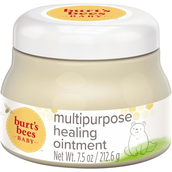 Burt's Bees Baby 100% Natural Origin Multipurpose Healing Ointment, Face & Body Baby Ointment – 7.5 Ounce Tub - 1
