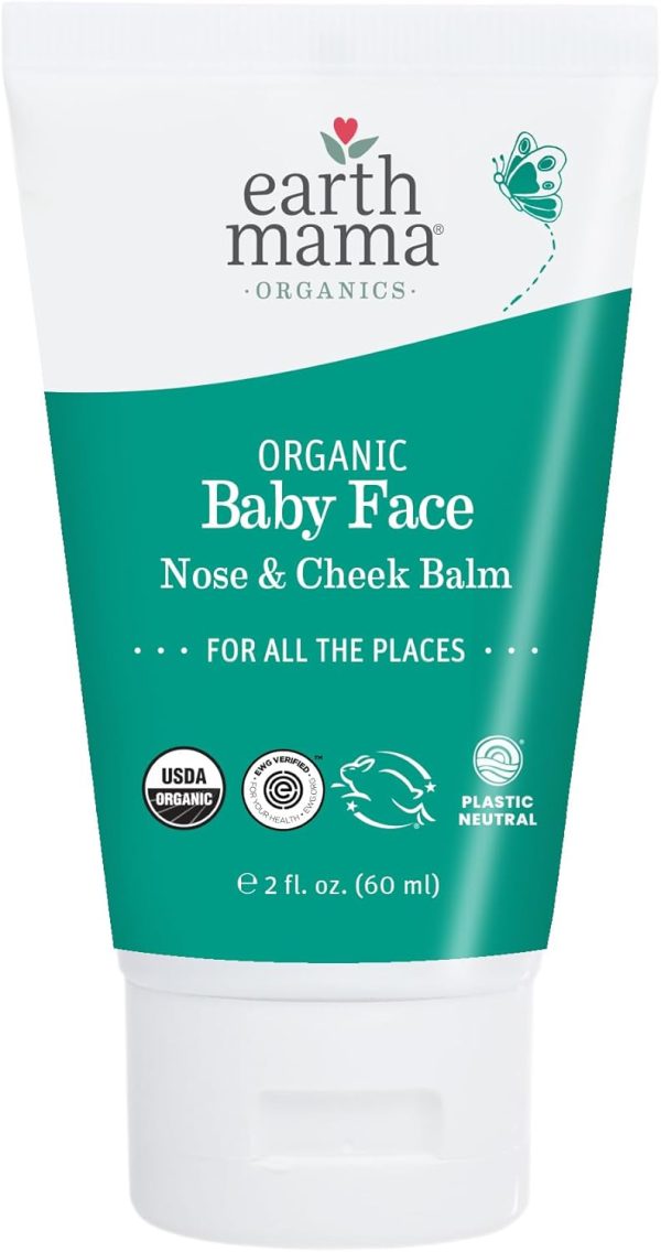 Earth Mama - Organic Baby Face Nose & Cheek Balm - 2 fl oz - 1