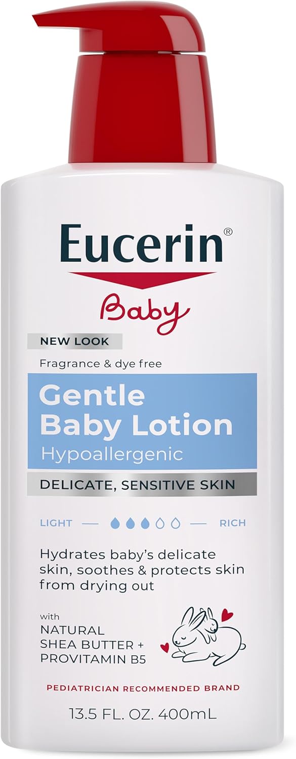 Eucerin Baby Gentle Baby Lotion, Pro-Vitamin B5 and Shea Butter, 13.5 FL OZ