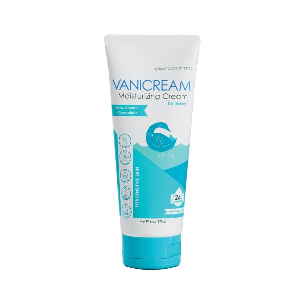 Vanicream Moisturizing Cream for Baby, Gentle, Hydrating Baby Lotion, 6 Oz - 1